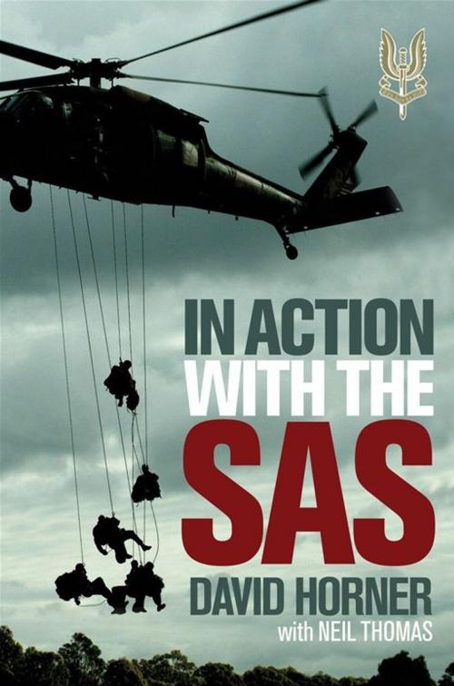 Cover of the book In Action with the SAS by David Horner, Neil Thomas, Allen & Unwin