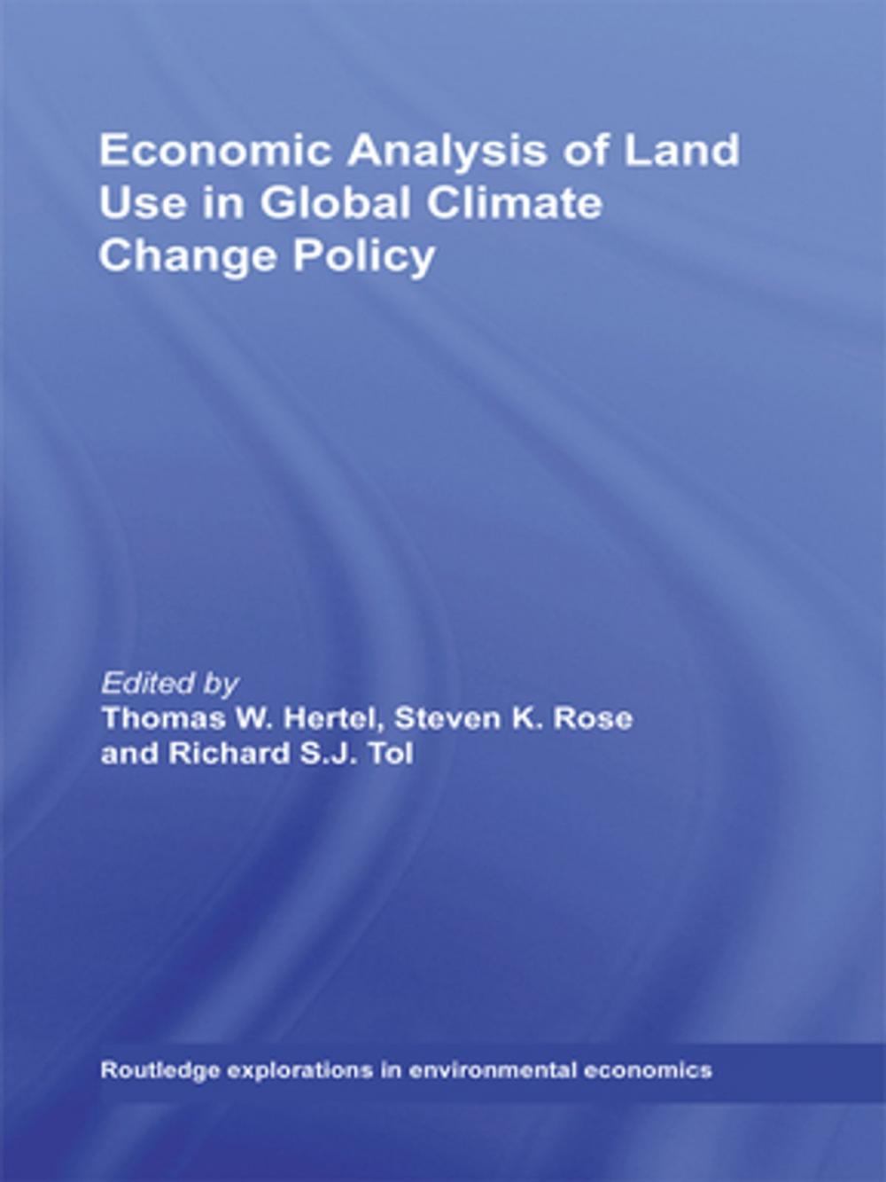 Big bigCover of Economic Analysis of Land Use in Global Climate Change Policy
