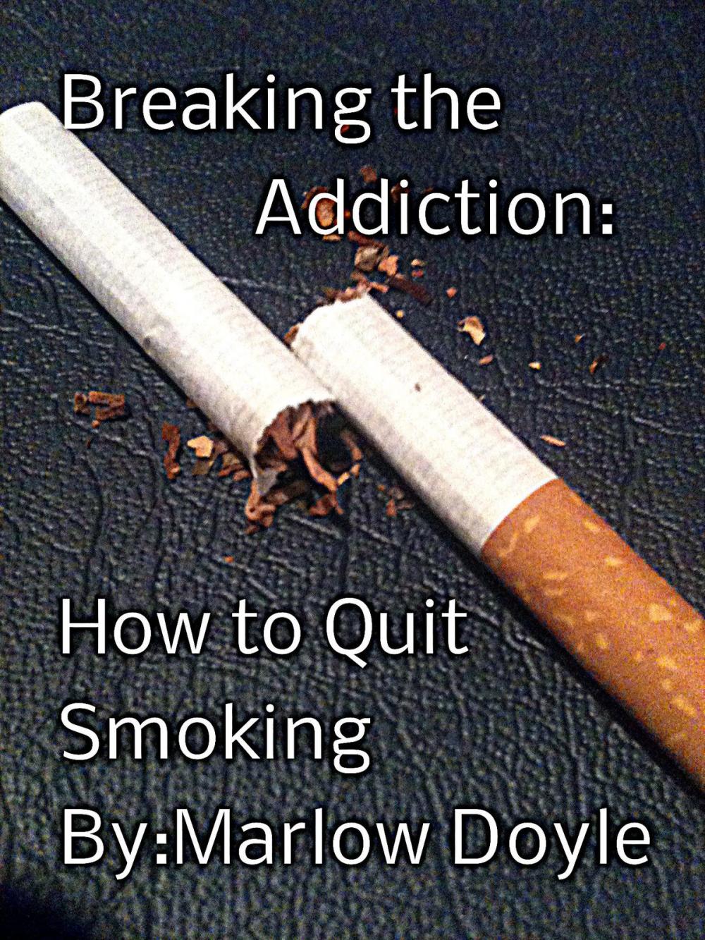 Big bigCover of Breaking the Addiction: How to Quit Smoking