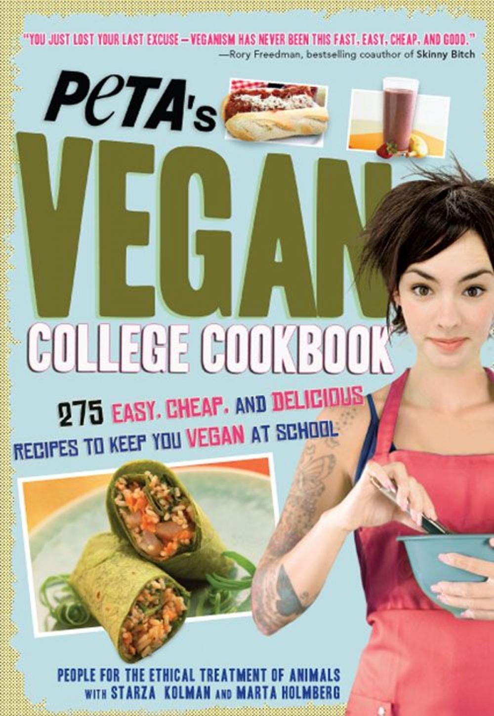 Big bigCover of PETA's Vegan College Cookbook