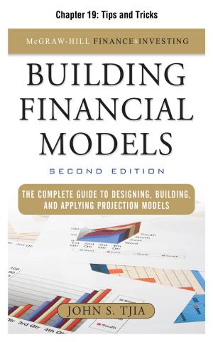 bigCover of the book Building Financial Models, Chapter 19 - Tips and Tricks by 
