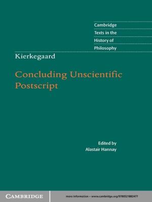 Book cover of Kierkegaard: Concluding Unscientific Postscript