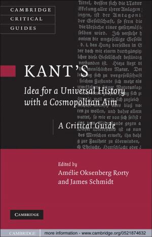 Cover of the book Kant's Idea for a Universal History with a Cosmopolitan Aim by Jeffrey Lesser