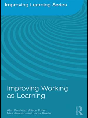 Cover of the book Improving Working as Learning by Ronald Williamson, Barbara Blackburn