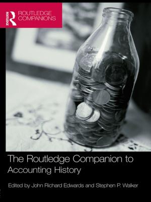 Cover of the book The Routledge Companion to Accounting History by Timothy M Costelloe