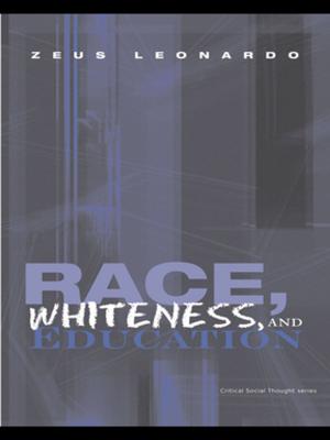 Book cover of Race, Whiteness, and Education