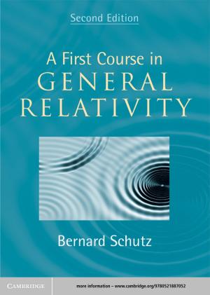 Book cover of A First Course in General Relativity