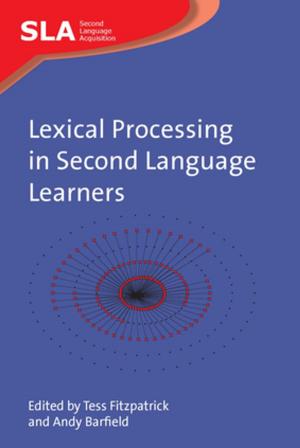 Cover of the book Lexical Processing in Second Language Learners by 
