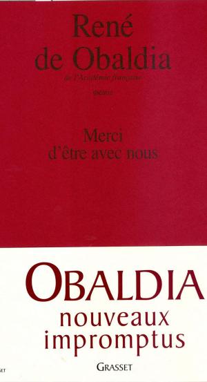 Cover of the book Merci d'être avec nous by Jacques Chessex