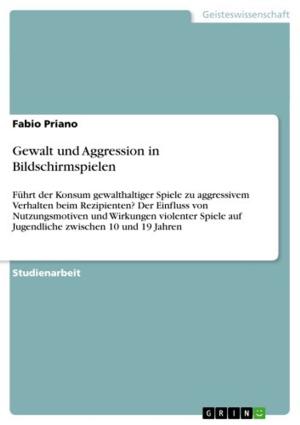 Cover of the book Gewalt und Aggression in Bildschirmspielen by Verena Witt