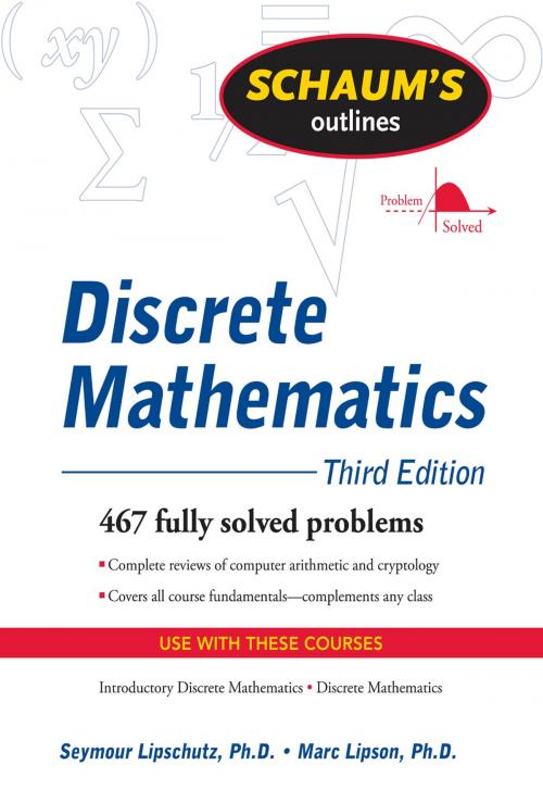 Cover of the book Schaum's Outline of Discrete Mathematics, Revised Third Edition by Seymour Lipschutz, Marc Lipson, McGraw-Hill Education
