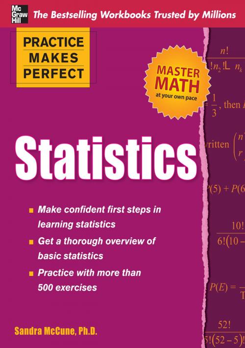 Cover of the book Practice Makes Perfect Statistics by Sandra McCune, McGraw-Hill Education