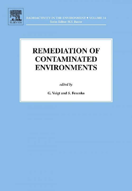 Cover of the book Remediation of Contaminated Environments by G. Voigt, S. Fesenko, Elsevier Science