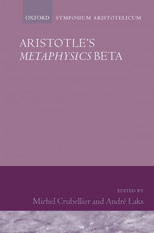 Cover of the book Aristotle's Metaphysics Beta by , OUP Oxford