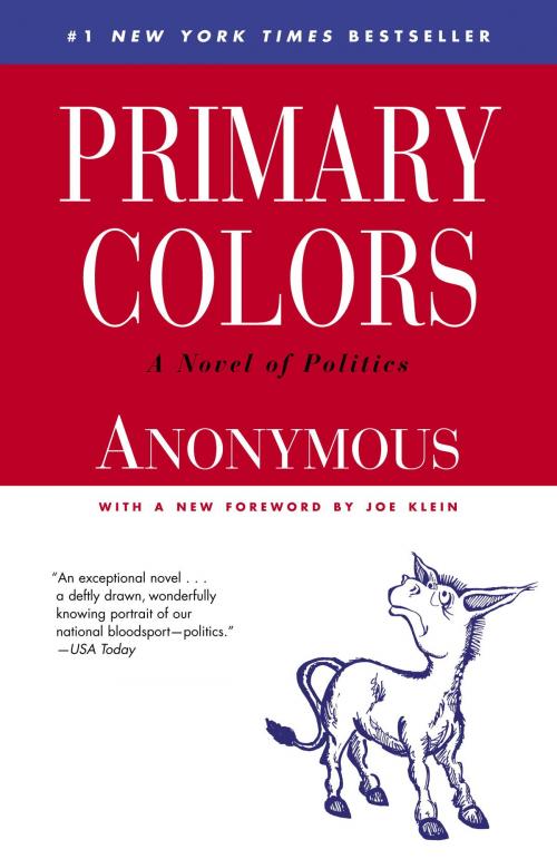 Cover of the book Primary Colors by Joe Klein, Anonymous, Random House Publishing Group