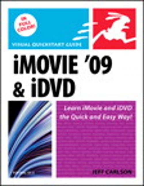 Cover of the book iMovie 09 and iDVD for Mac OS X by Jeff Carlson, Pearson Education