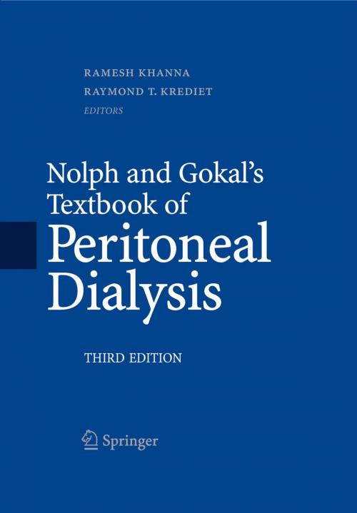 Cover of the book Nolph and Gokal's Textbook of Peritoneal Dialysis by , Springer US