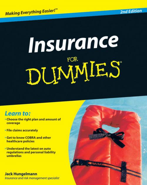 Cover of the book Insurance for Dummies by Jack Hungelmann, Wiley