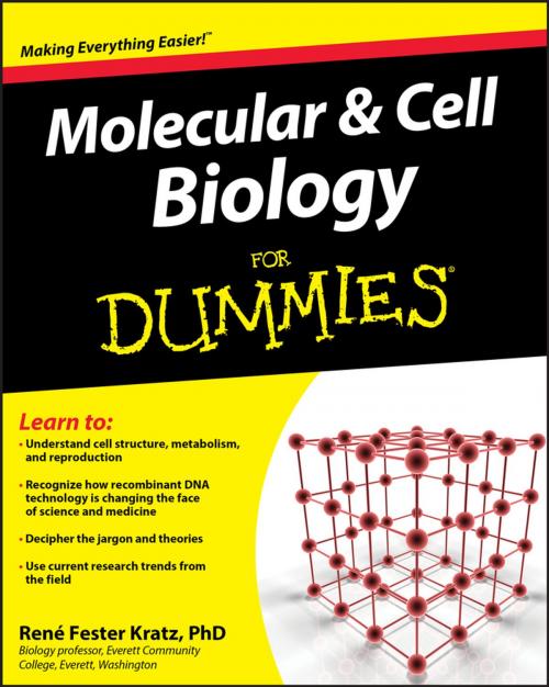 Cover of the book Molecular and Cell Biology For Dummies by Rene Fester Kratz, Wiley