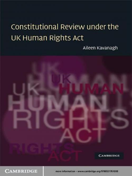 Cover of the book Constitutional Review under the UK Human Rights Act by Aileen Kavanagh, Cambridge University Press