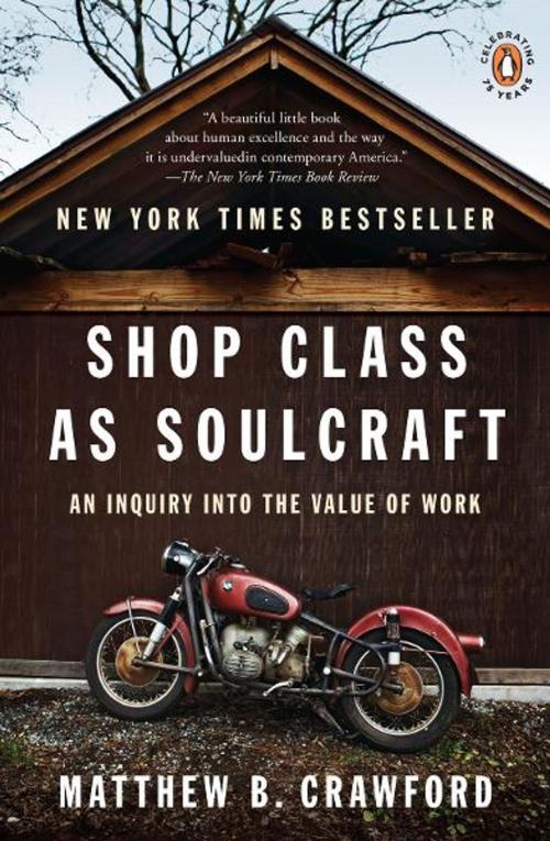 Cover of the book Shop Class as Soulcraft by Matthew B. Crawford, Penguin Publishing Group