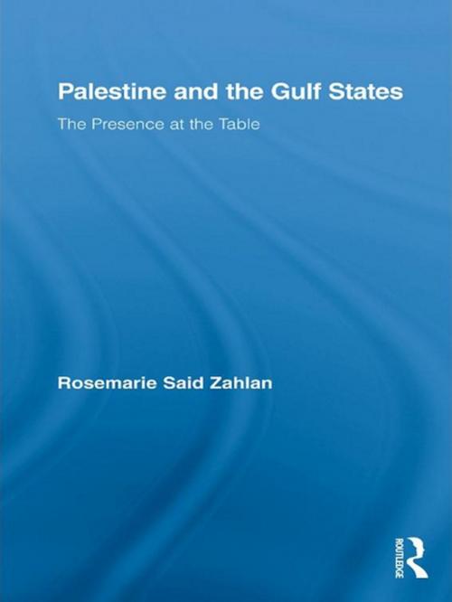 Cover of the book Palestine and the Gulf States by Rosemarie Said Zahlan, Taylor and Francis