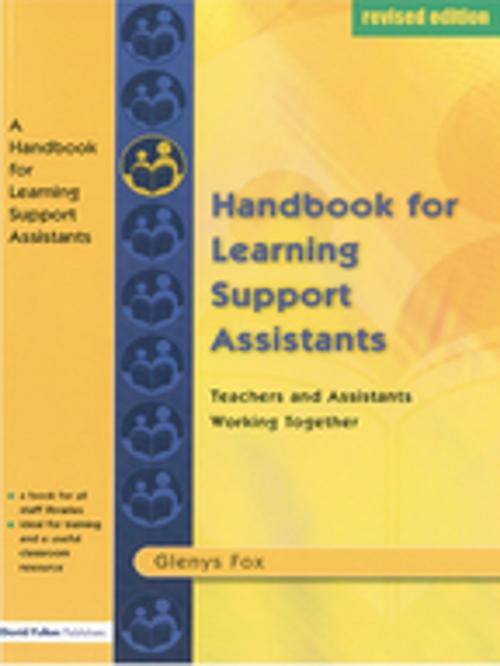 Cover of the book A Handbook for Learning Support Assistants by Glenys Fox, Taylor and Francis