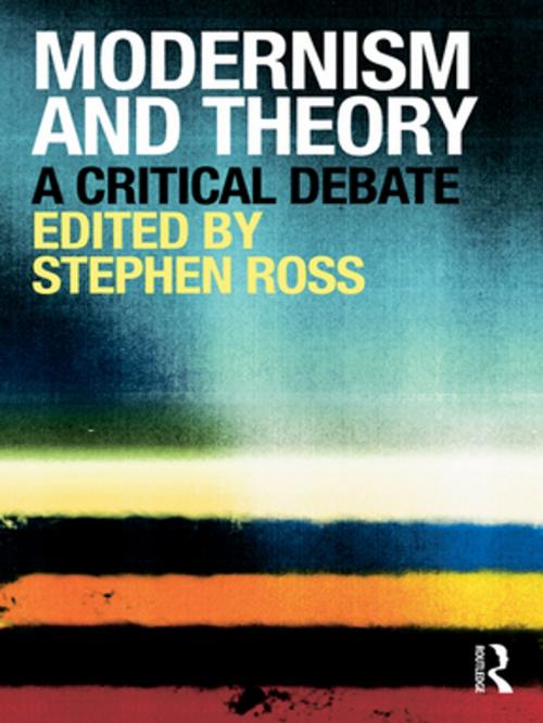 Cover of the book Modernism and Theory by , Taylor and Francis