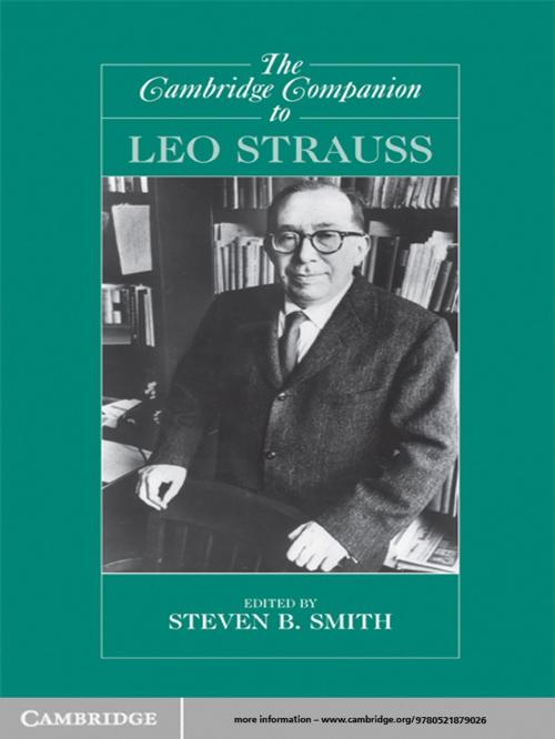 Cover of the book The Cambridge Companion to Leo Strauss by , Cambridge University Press