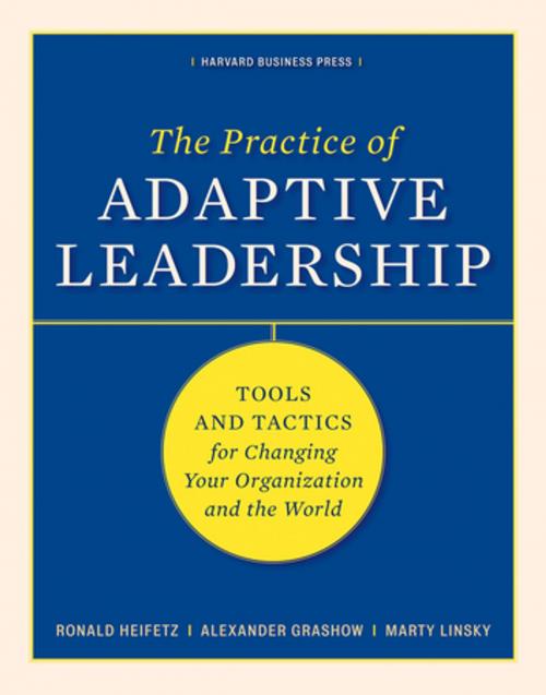 Cover of the book The Practice of Adaptive Leadership by Marty Linsky, Alexander Grashow, Ronald A. Heifetz, Harvard Business Review Press