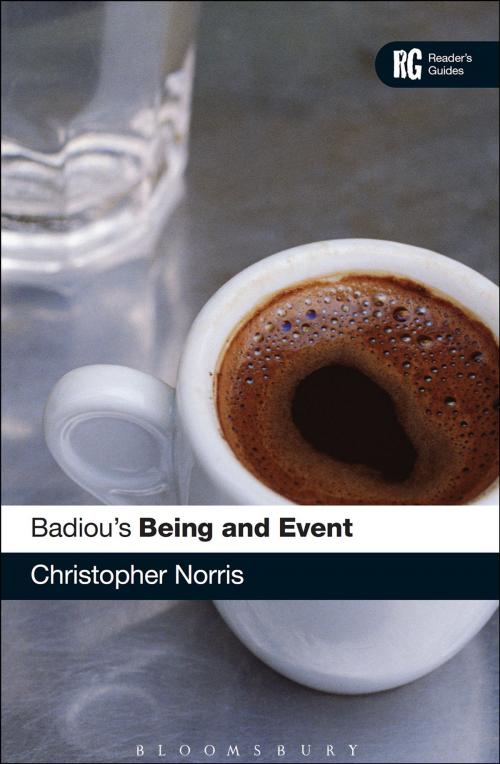Cover of the book Badiou's 'Being and Event' by Professor Christopher Norris, Bloomsbury Publishing