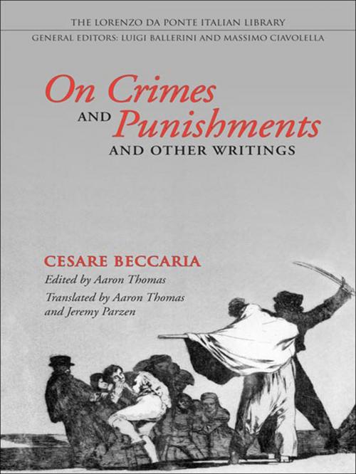 Cover of the book On Crimes and Punishments and Other Writings by Aaron  Thomas, Cesare Beccaria, University of Toronto Press, Scholarly Publishing Division
