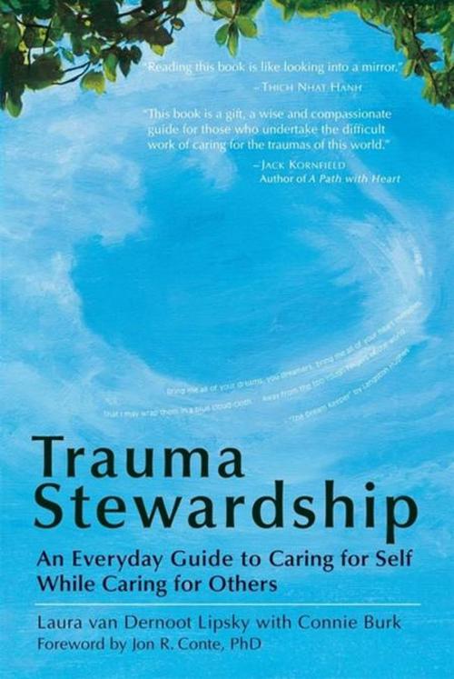 Cover of the book Trauma Stewardship by Laura van Dernoot Lipsky, Connie Burk, Berrett-Koehler Publishers