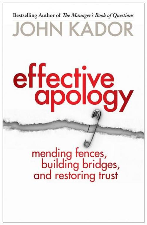 Cover of the book Effective Apology by John Kador, Berrett-Koehler Publishers