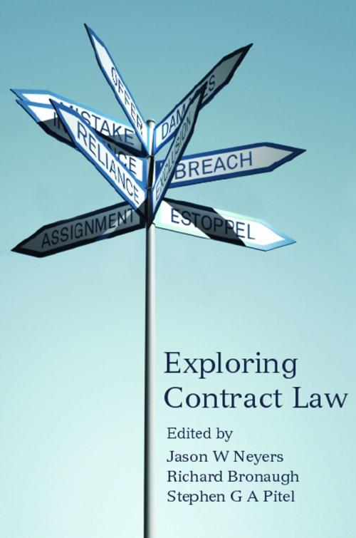 Cover of the book Exploring Contract Law by , Bloomsbury Publishing