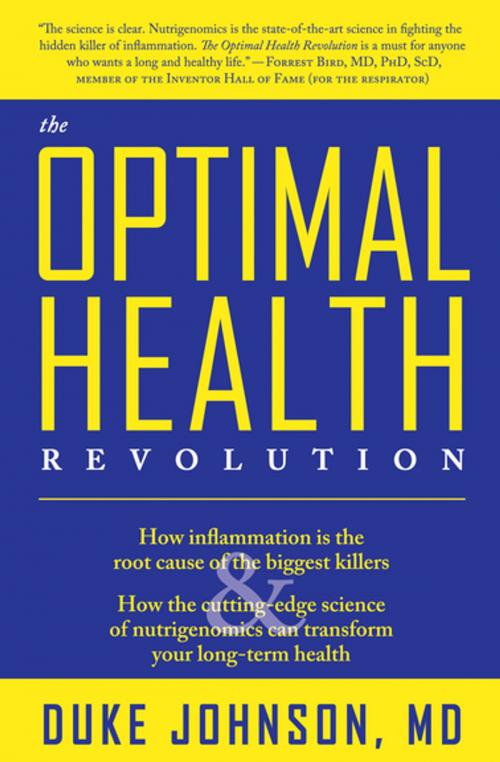 Cover of the book The Optimal Health Revolution by Duke Johnson, MD, BenBella Books