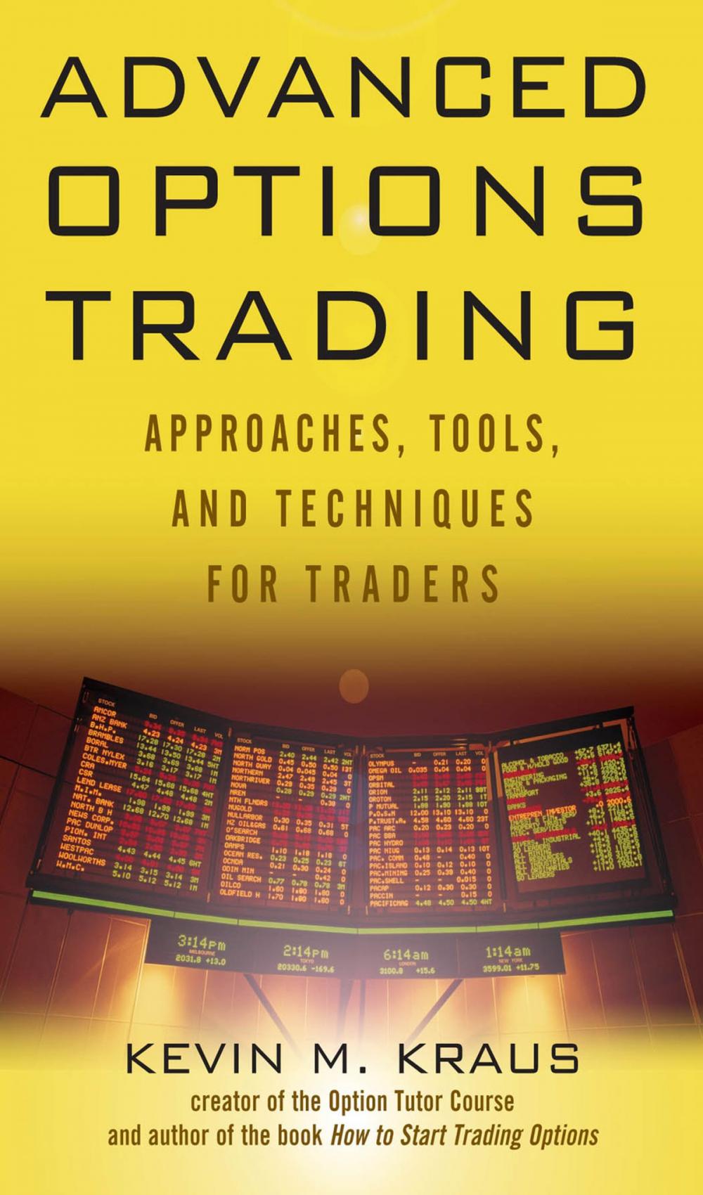 Big bigCover of Advanced Options Trading