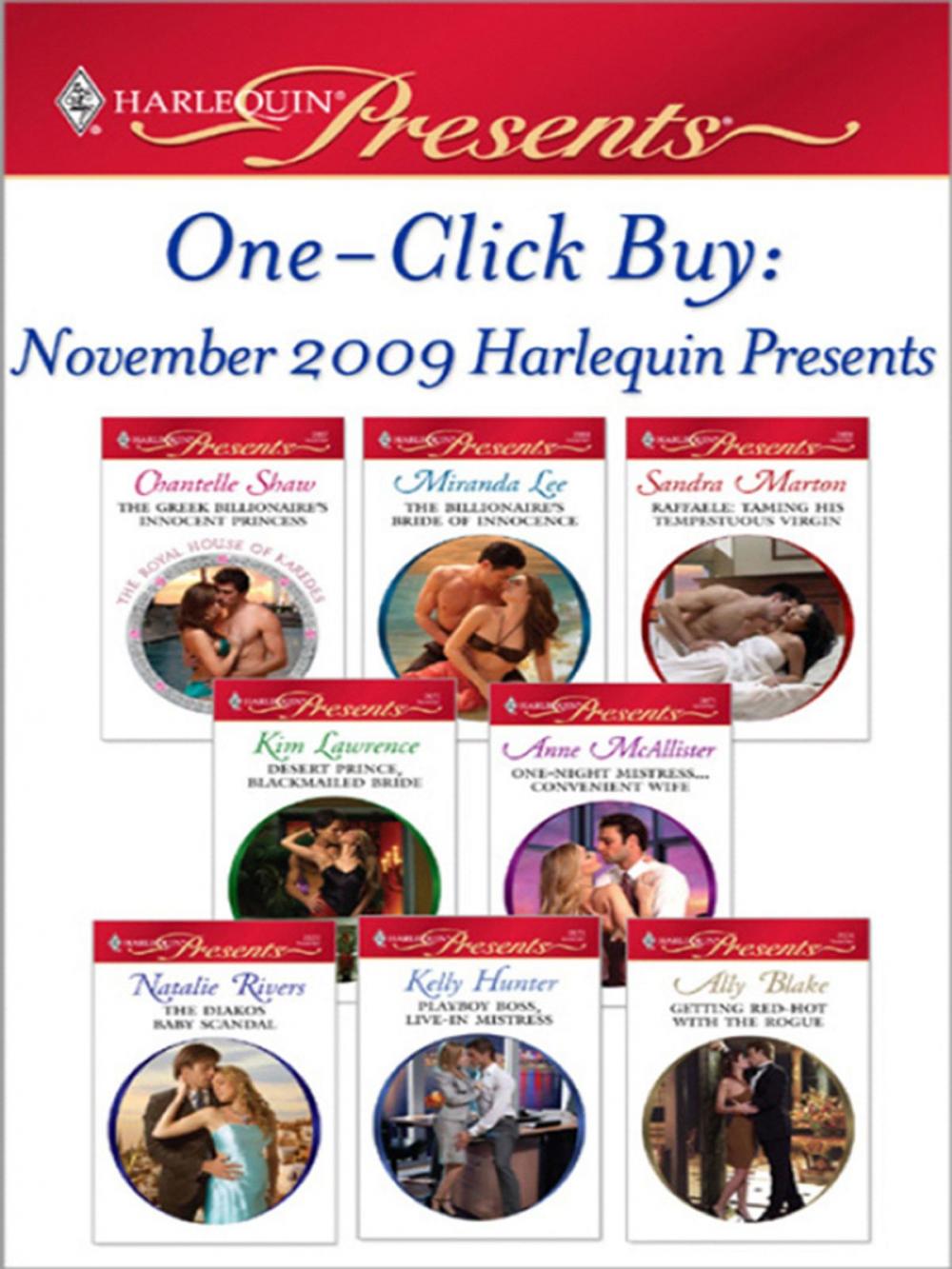 Big bigCover of One-Click Buy: November 2009 Harlequin Presents