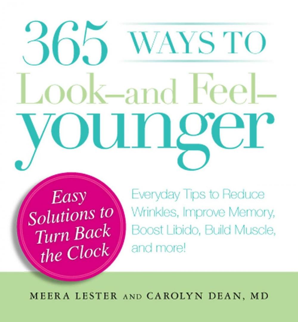 Big bigCover of 365 Ways to Look - and Feel - Younger