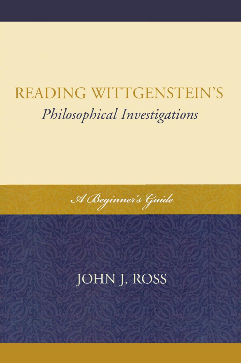 Big bigCover of Reading Wittgenstein's Philosophical Investigations