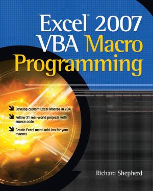 Cover of the book Excel 2007 VBA Macro Programming by James Cox III, John Schleier
