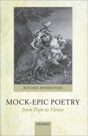 Book cover of Mock-Epic Poetry from Pope to Heine