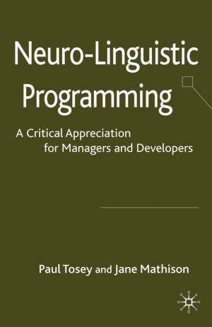 Cover of the book Neuro-Linguistic Programming by Karin Svedberg Helgesson