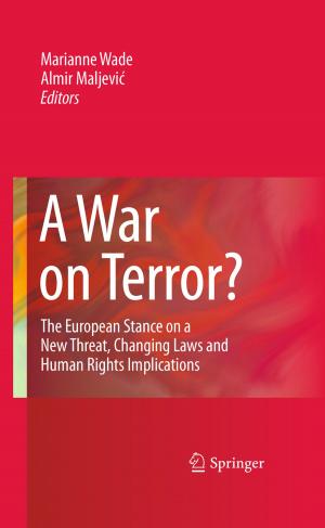 Cover of the book A War on Terror? by P. Besbeas, K. B. Newman, S. T. Buckland, B. J. T. Morgan, R. King, D. L. Borchers, D. J. Cole, O. Gimenez, L. Thomas