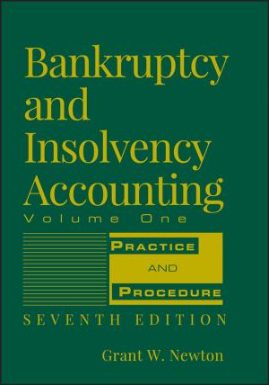 Cover of the book Bankruptcy and Insolvency Accounting, Volume 1 by Thomas A. Blackson