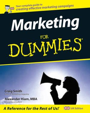 Cover of the book Marketing for Dummies by Navin Nanda, Ming Chon Hsiung, Andrew P. Miller, Fadi G. Hage