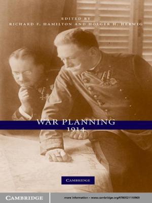 Cover of the book War Planning 1914 by Amel Ahmed