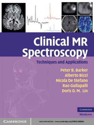Book cover of Clinical MR Spectroscopy