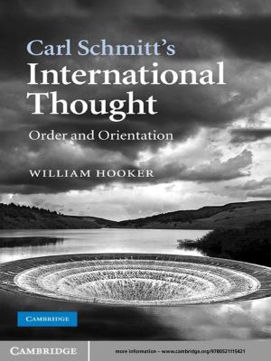 Cover of the book Carl Schmitt's International Thought by Michael Toolan