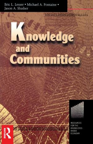 Book cover of Knowledge and Communities